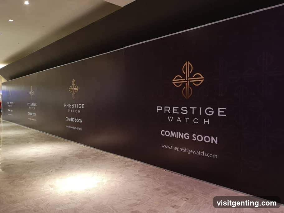 Prestige Watch promotional signage