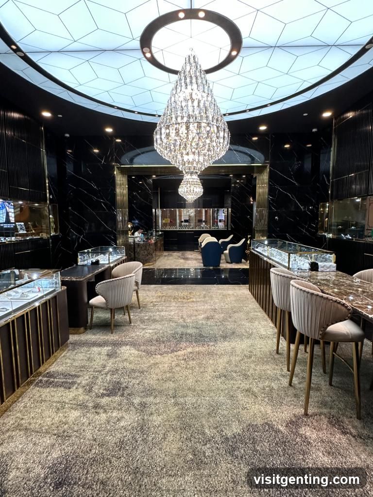 Luxury Interior of a Jewelry Store