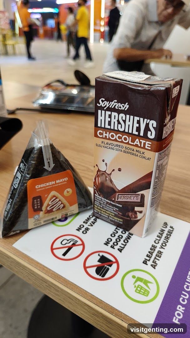 Food Items on Table in Indoor Setting