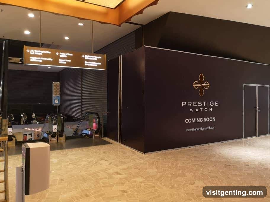 Prestige Watch Coming Soon Signage