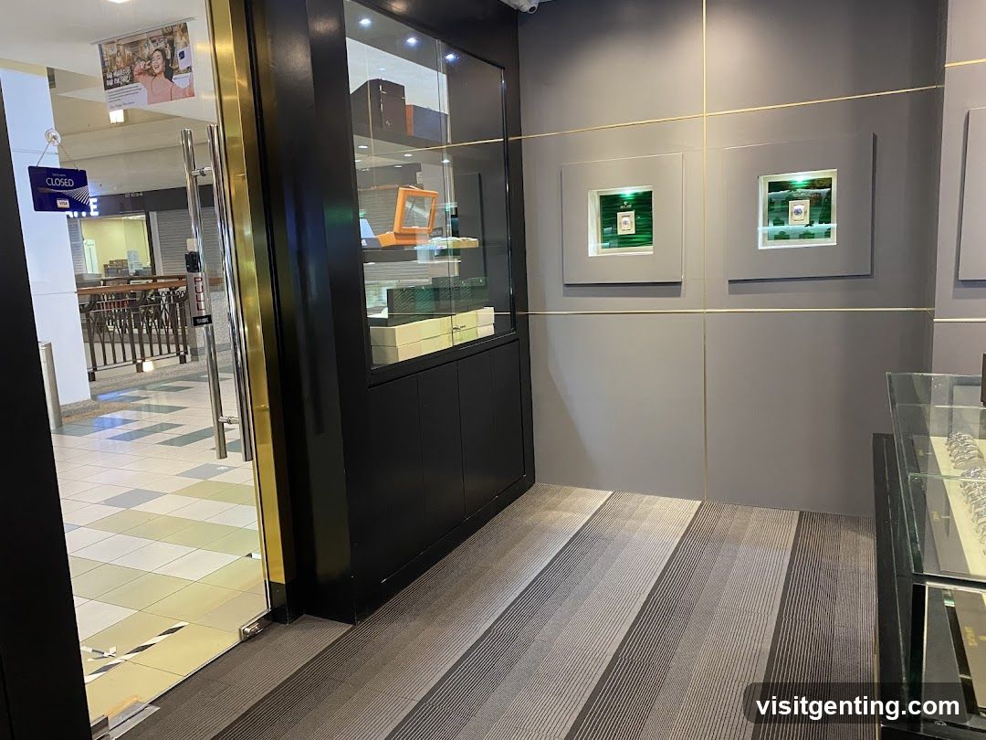 Interior of a retail store