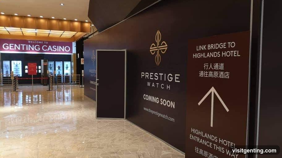 Genting Casino Interior Signage