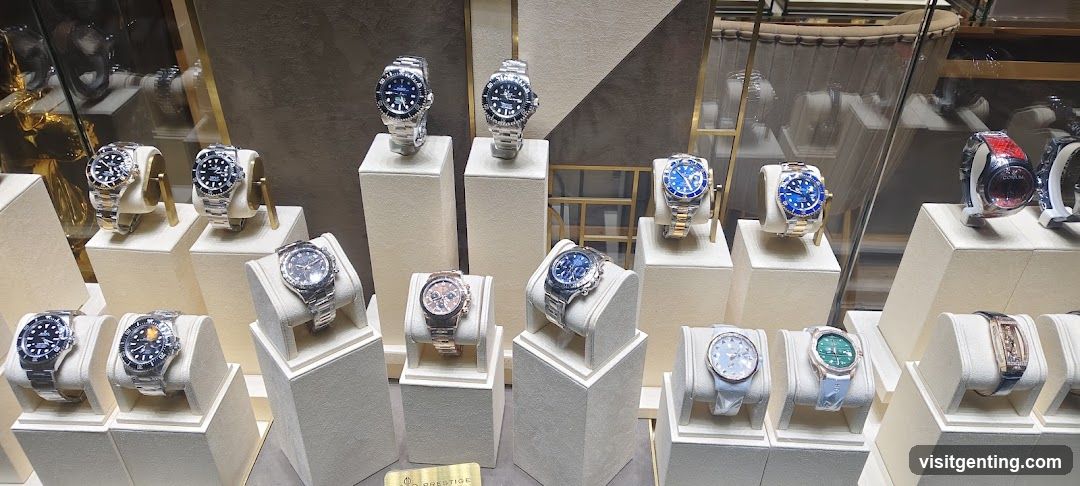 Watch Display in Retail Store