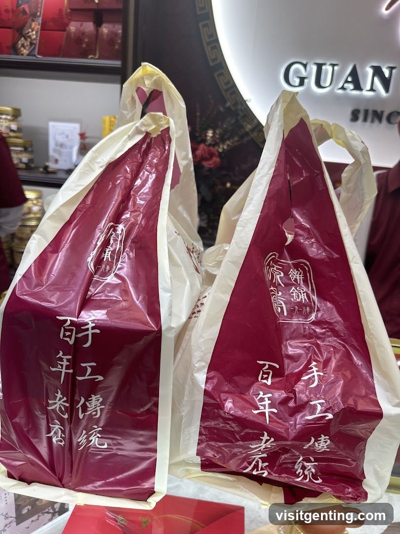 Shopping bags at a store