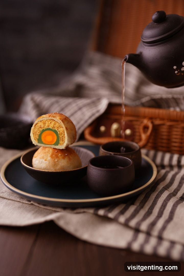 Tea and Pastry Scene
