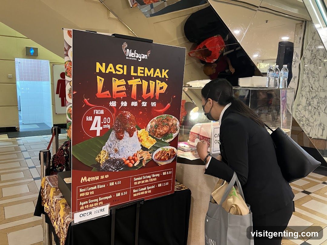 Nasi Lemak Letup Promotion Stand