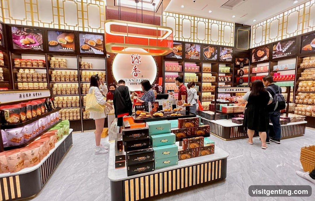 Interior of a traditional Chinese snack shop