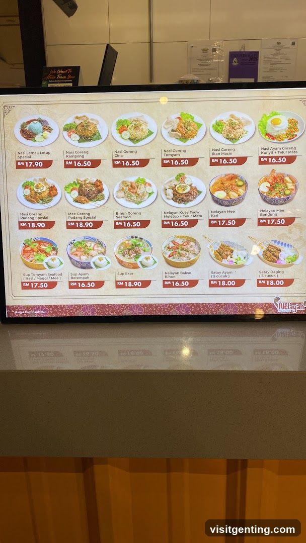 Restaurant Menu Board