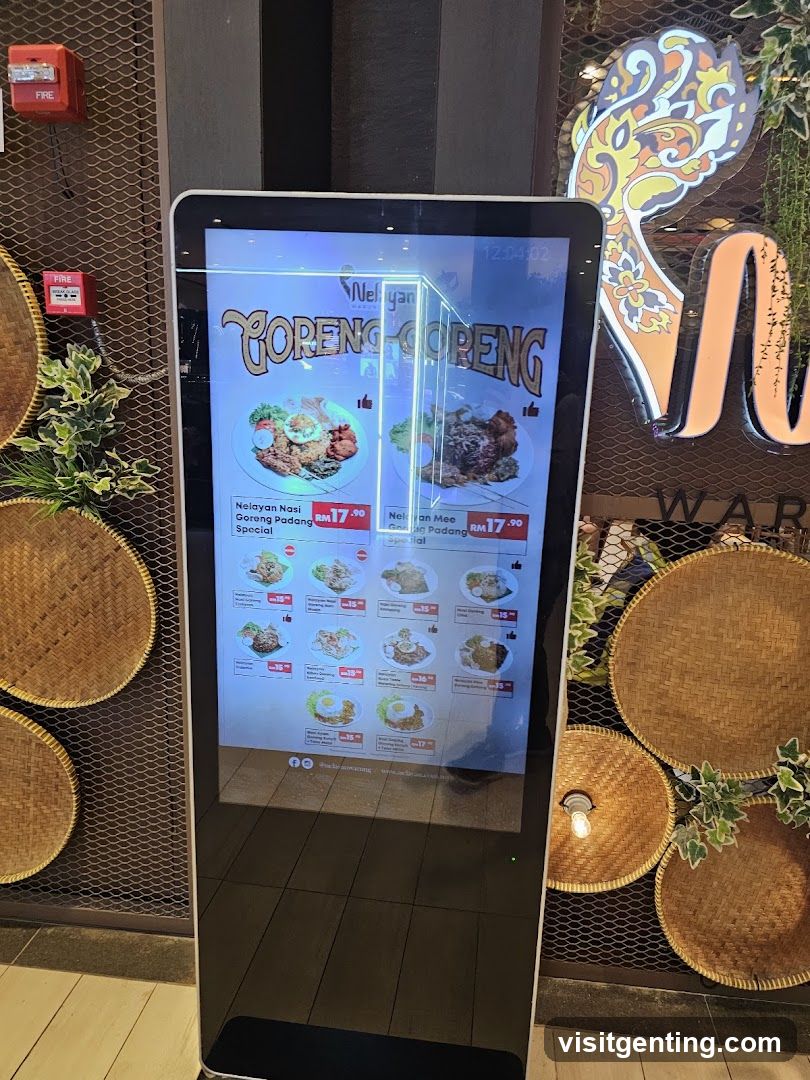 Nelayan Coreng-Coreng Menu Display