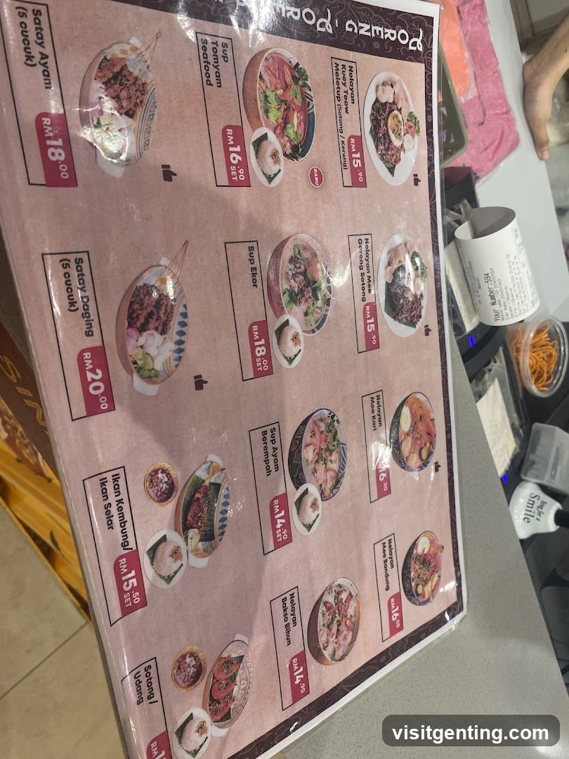 Poaawzu Menu