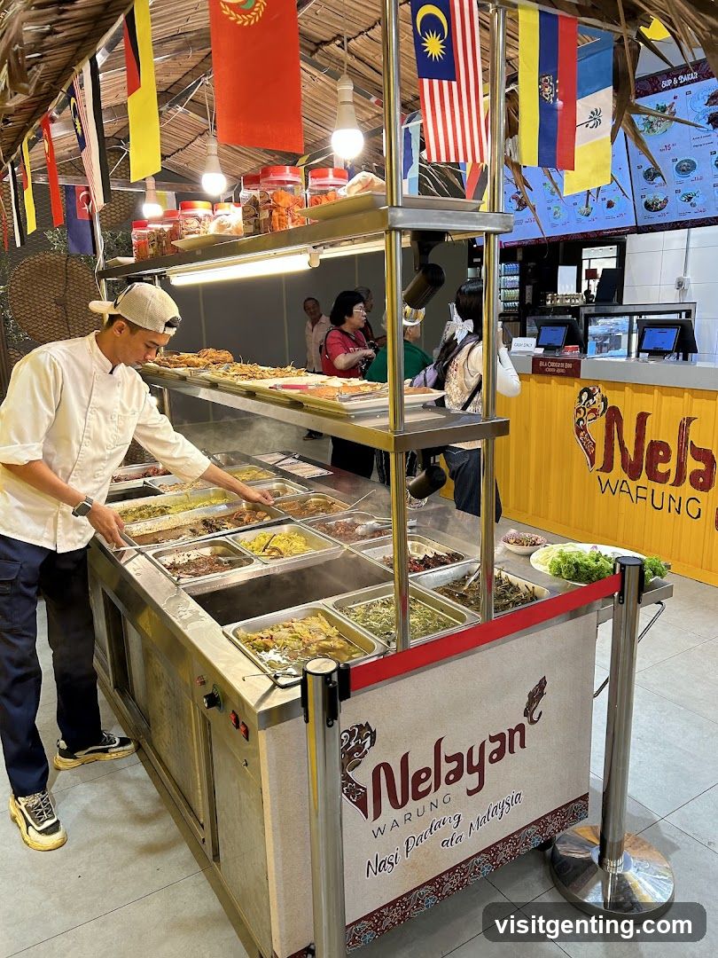 Nelayan Warung Food Stall Interior