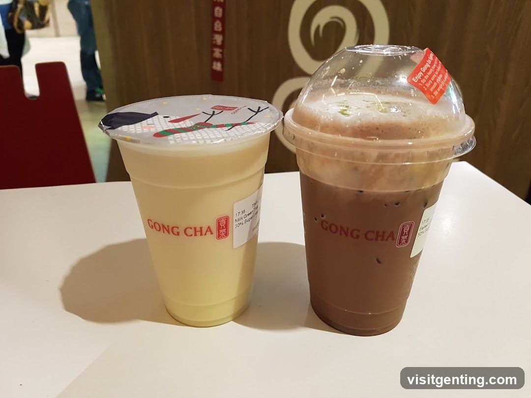 Gong Cha beverages