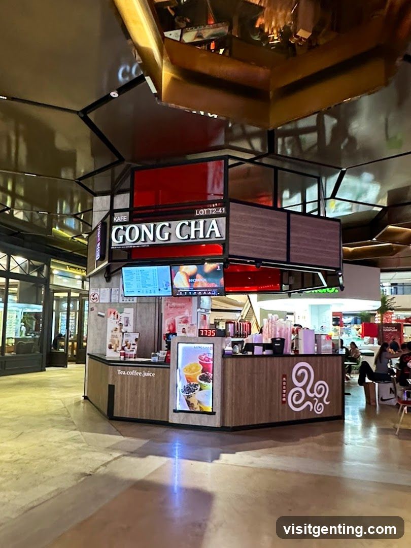 Gong Cha Tea Shop Interior