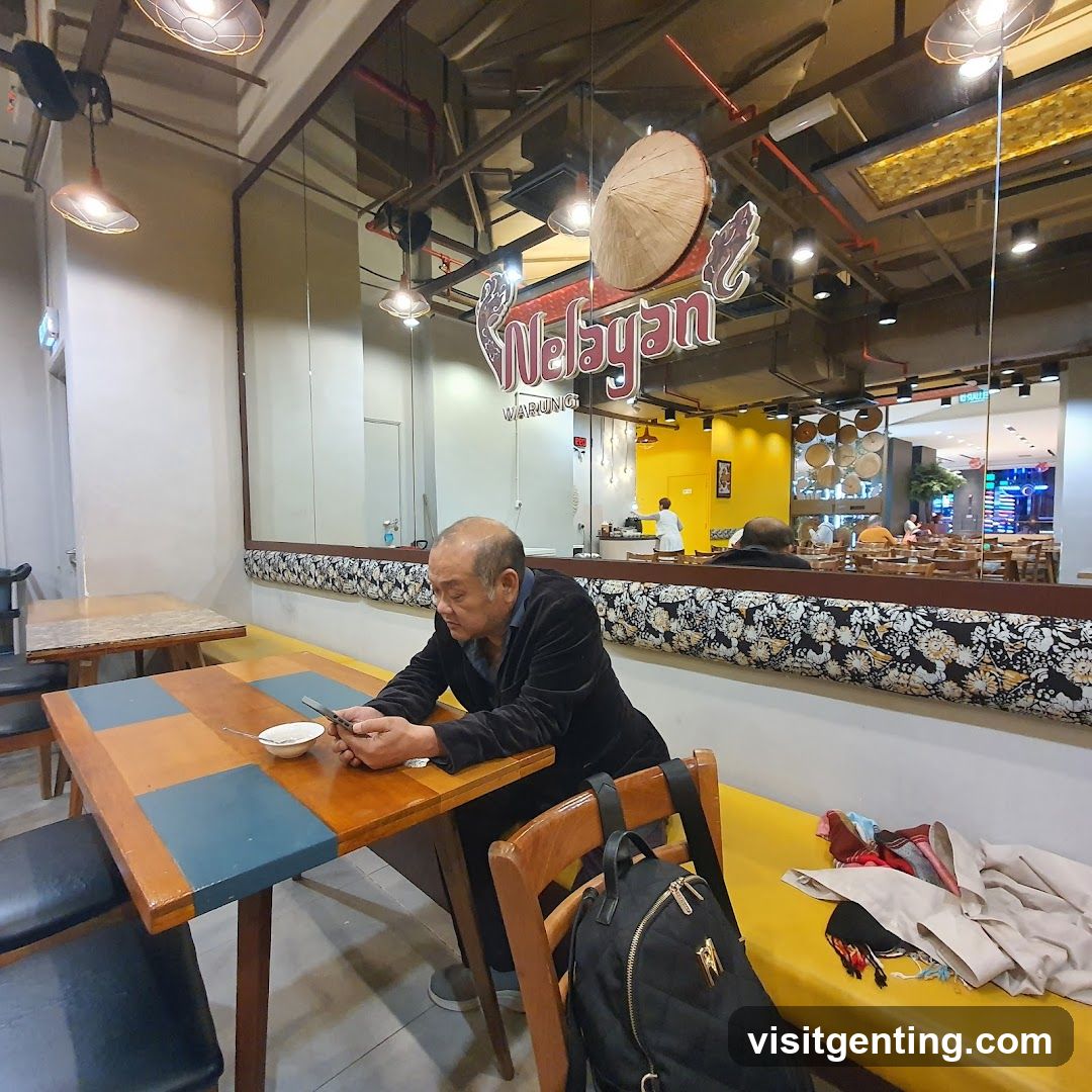 Interior of Nelayan Warung