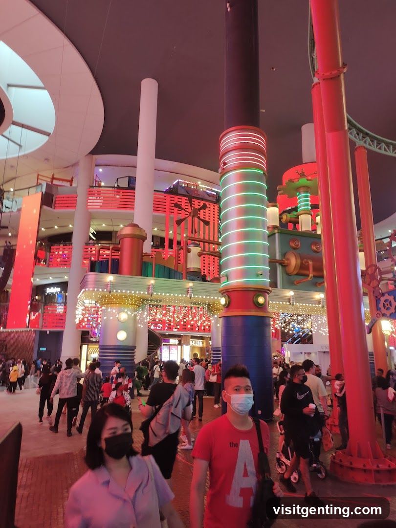 Indoor amusement area
