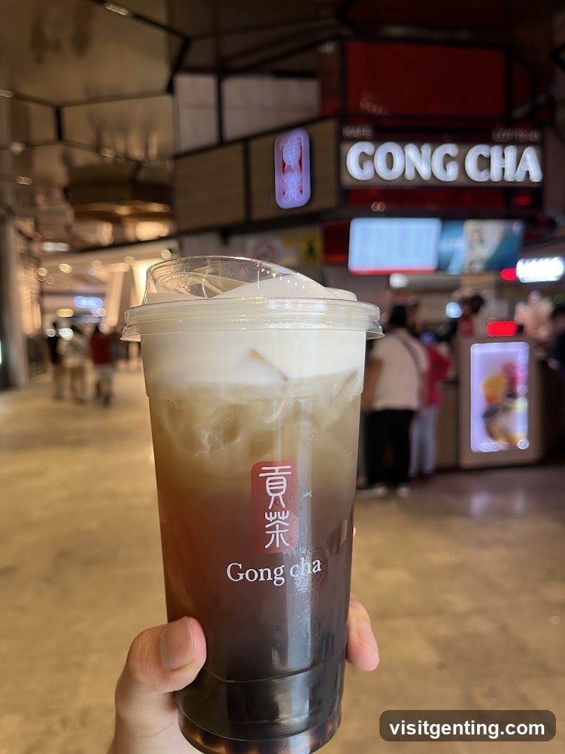 Gong Cha beverage in shopping mall