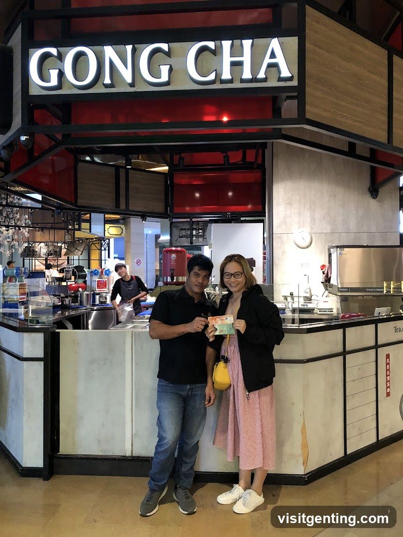 Gong Cha storefront interior