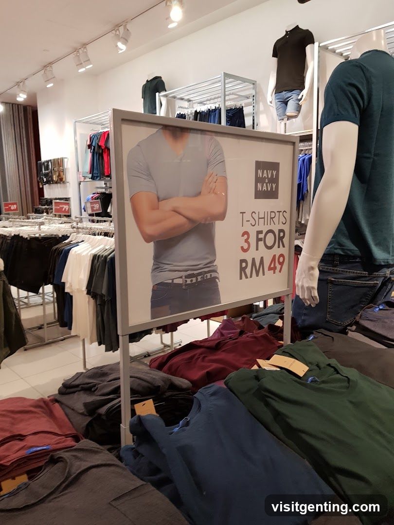 T-shirt Promotion Display