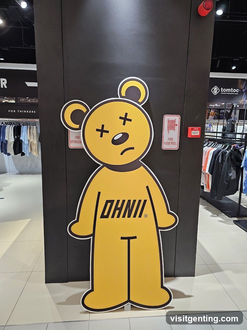 OHNII Brand Cutout in Store