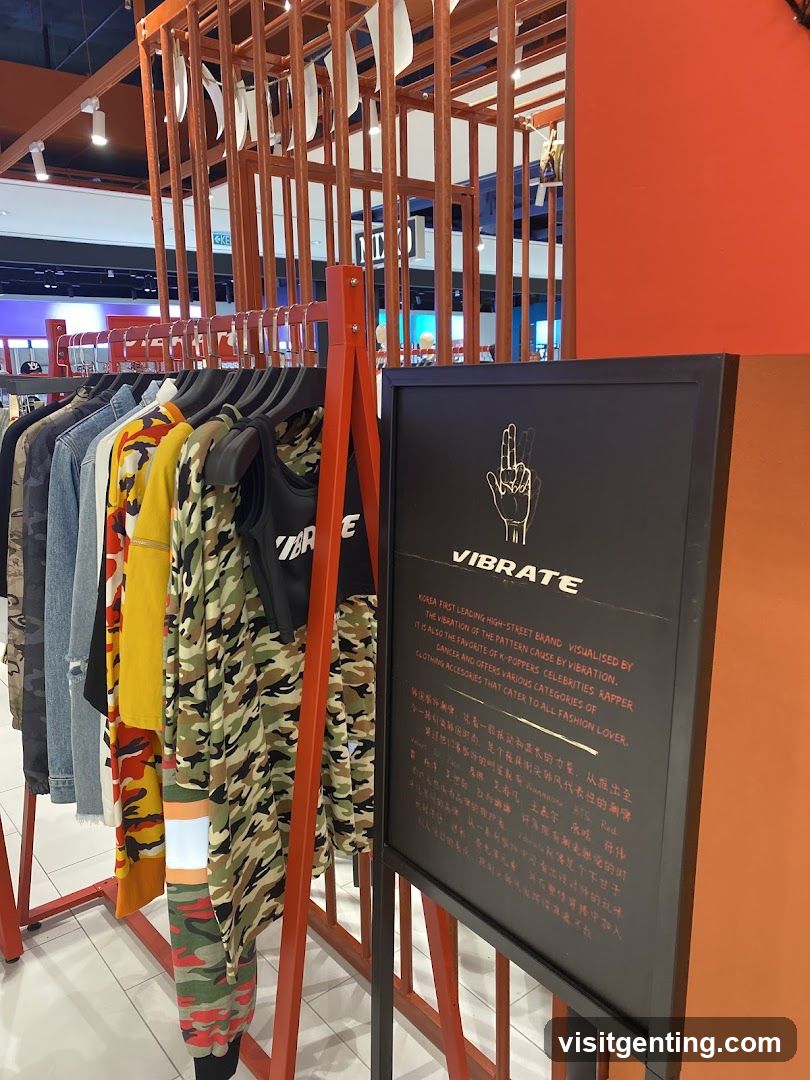 VIBRATE Brand Display