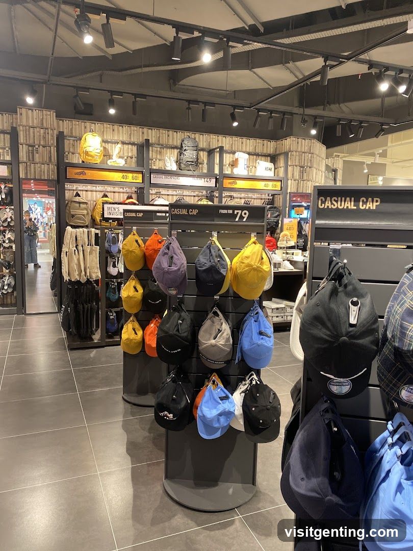 Casual Caps Display