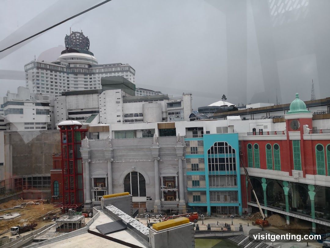 Urban construction site view