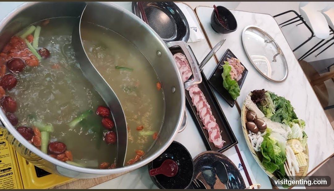 Hot Pot Dining Table Setup