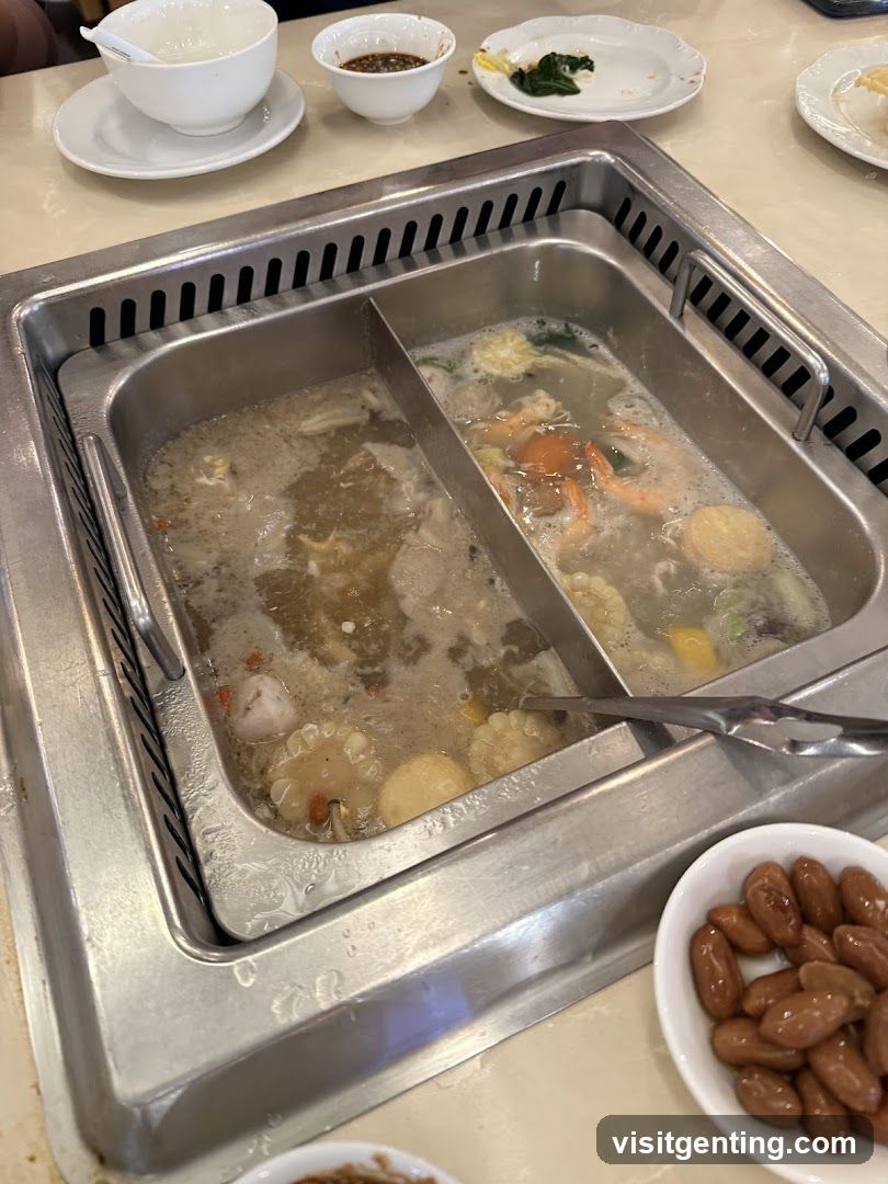 Hot Pot Dining Setup