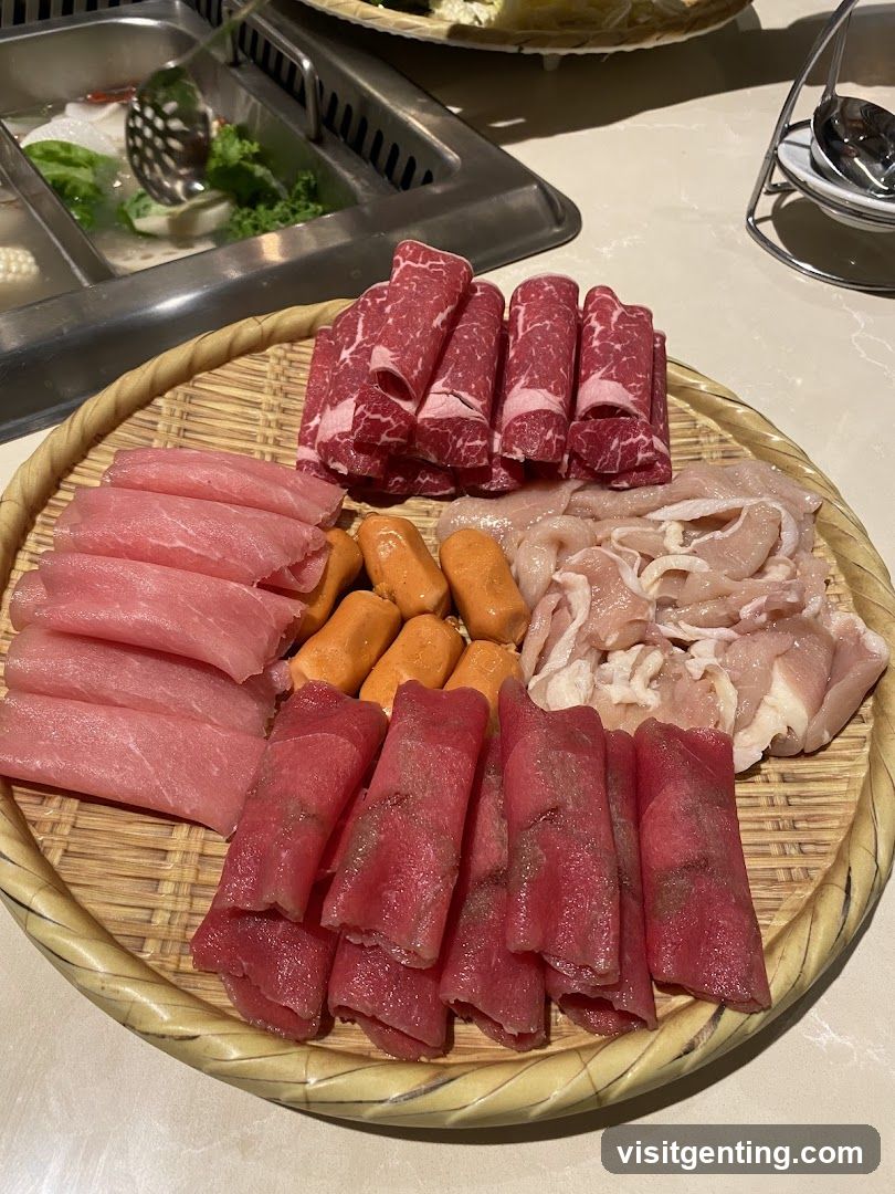 Hot Pot Meat Platter