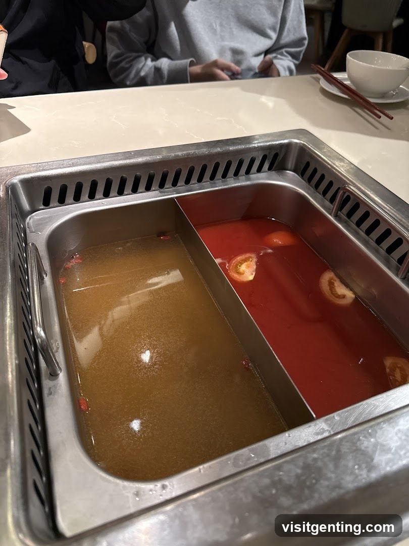 Hot Pot Dining Area