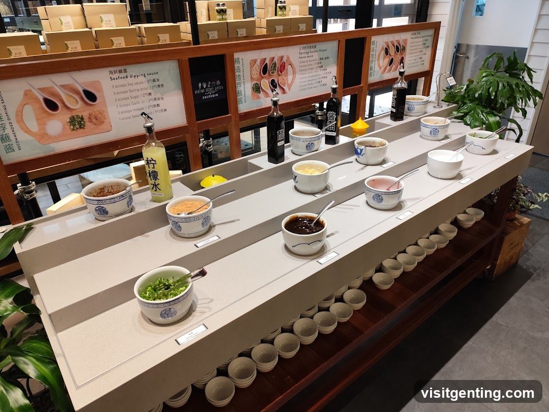 Dipping Sauce Station