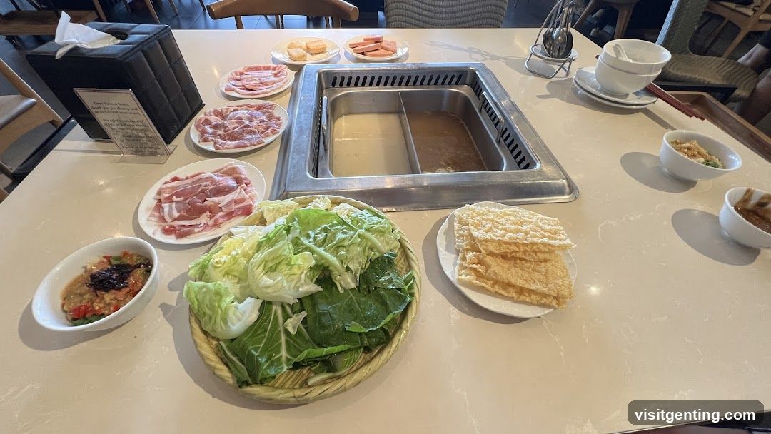 Hot Pot Dining Table Setup