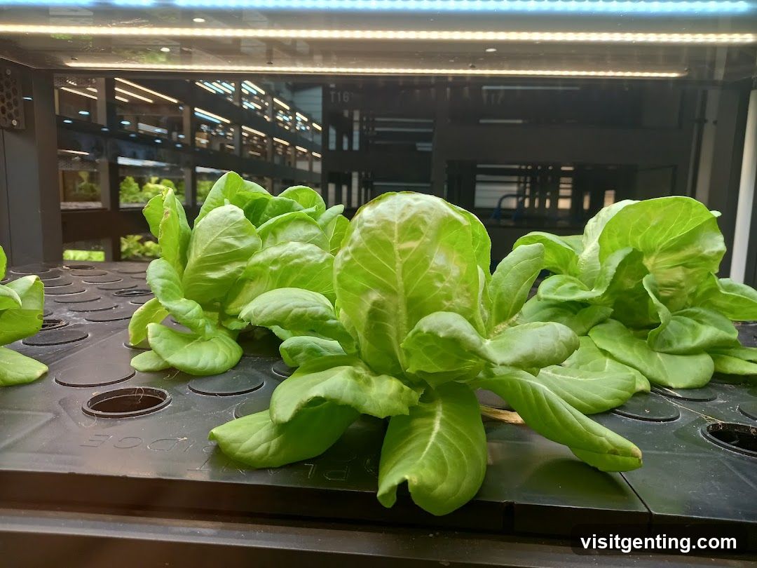 Hydroponic Lettuce Growth Setup