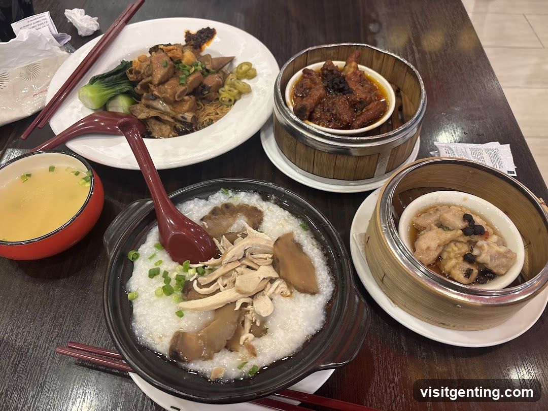 Dining Table with Chinese Cuisine