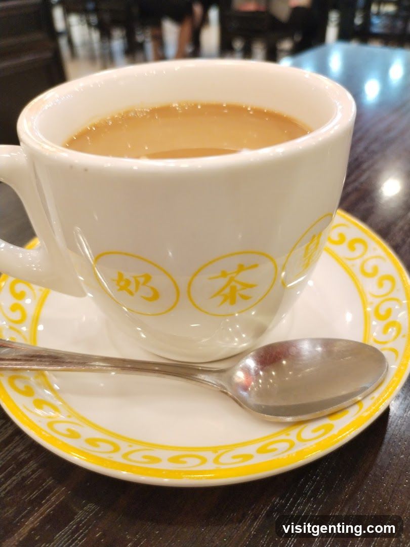 Milk Tea Cup on Saucer