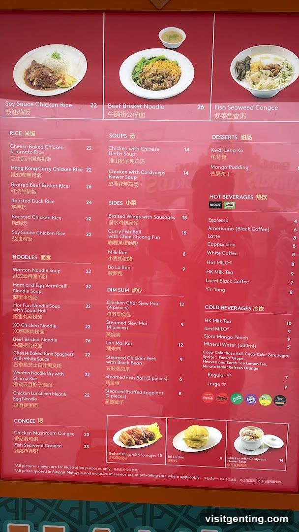 Restaurant Menu Board