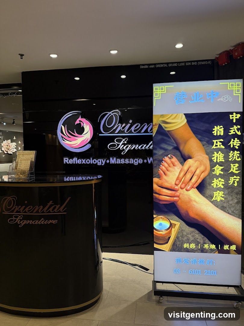 Oriental Signature Massage & Reflexology Shop Interior