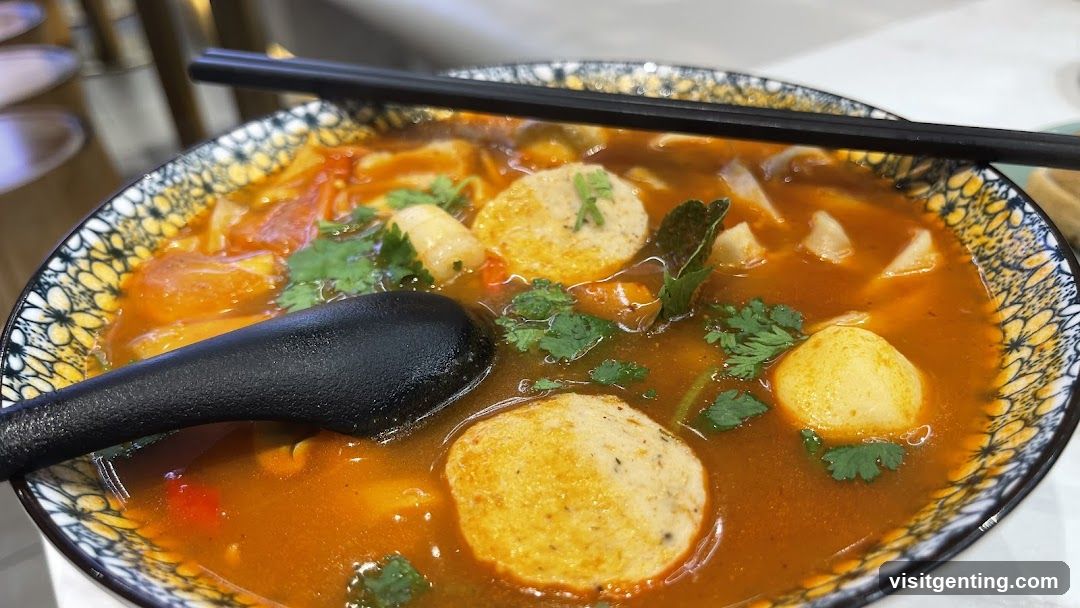 Close-up of a bowl of soup