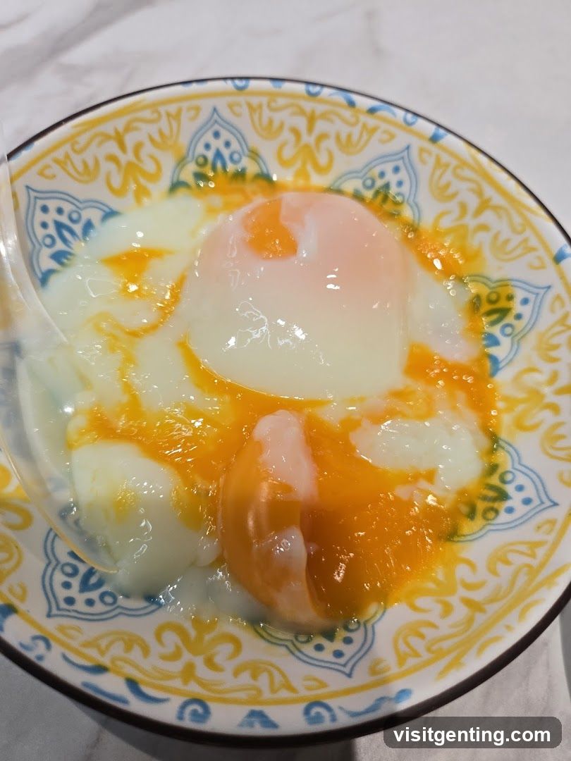 Egg Dish in Patterned Bowl