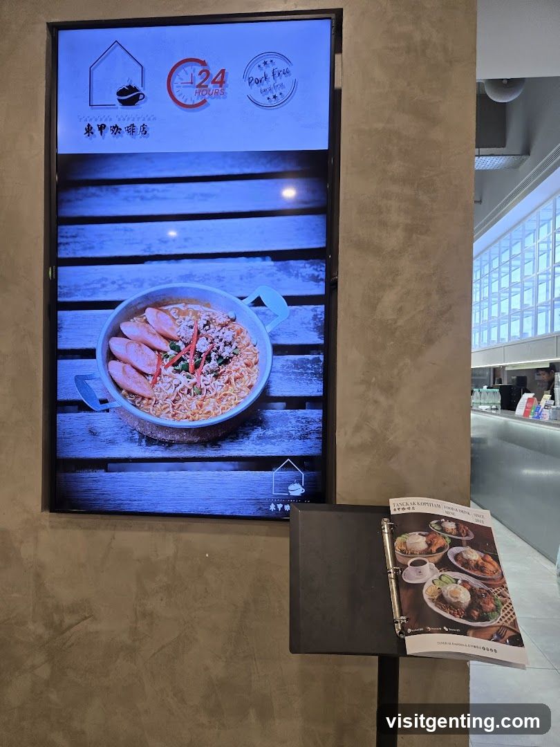 Digital Display and Menu Stand