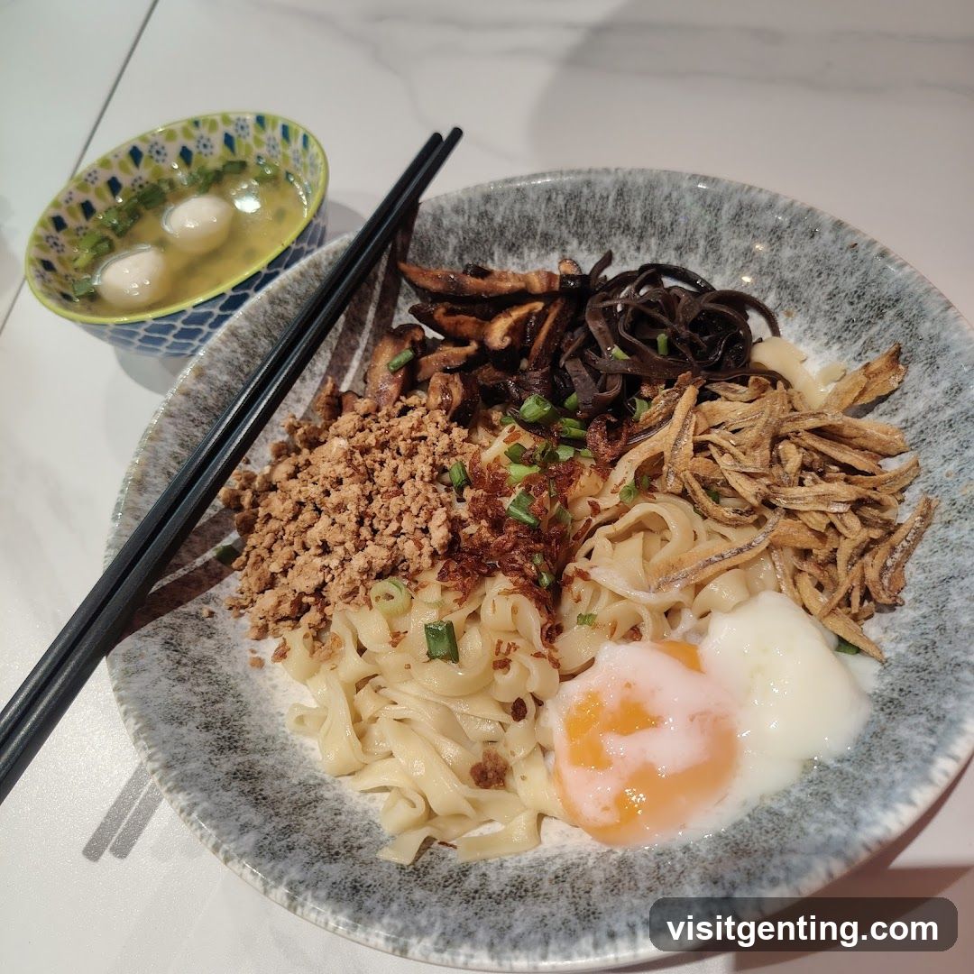Noodle Bowl with Side Dish