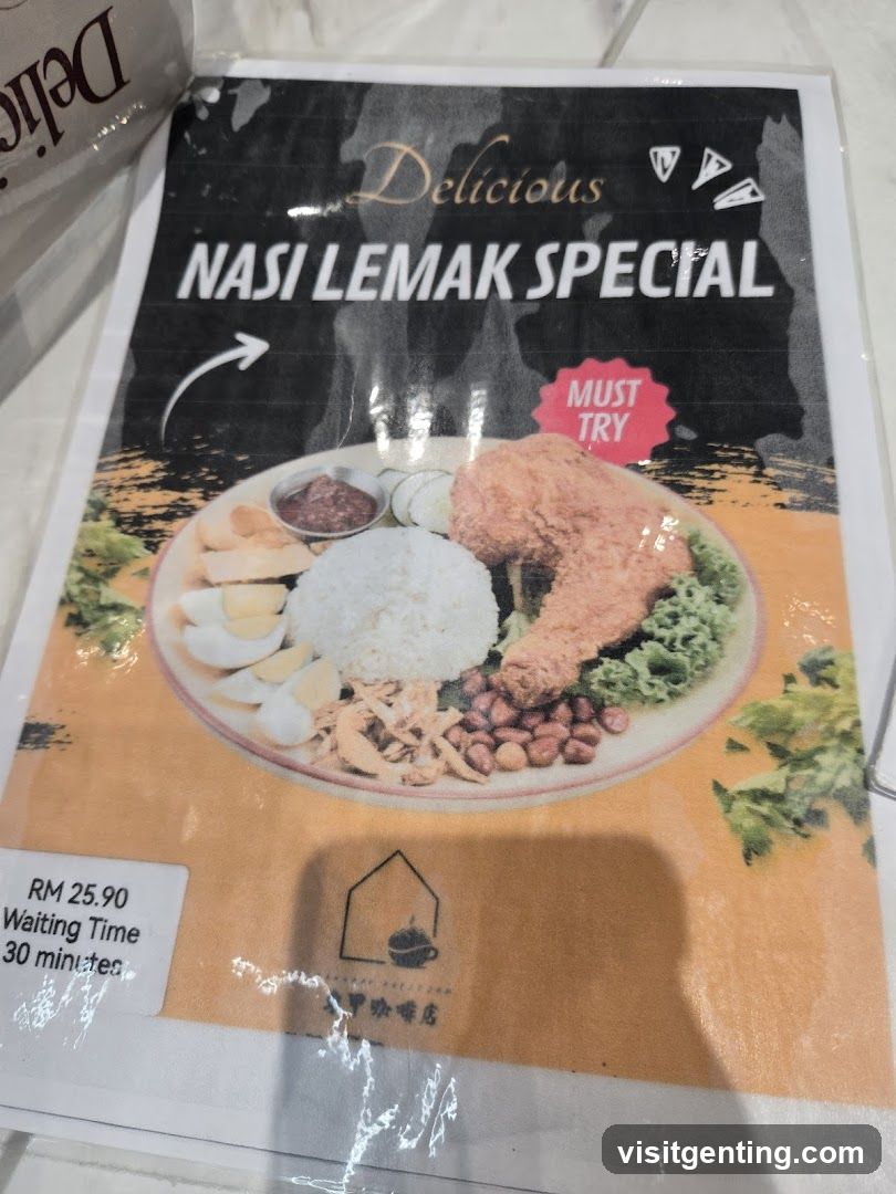 Nasi Lemak Special Advertisement