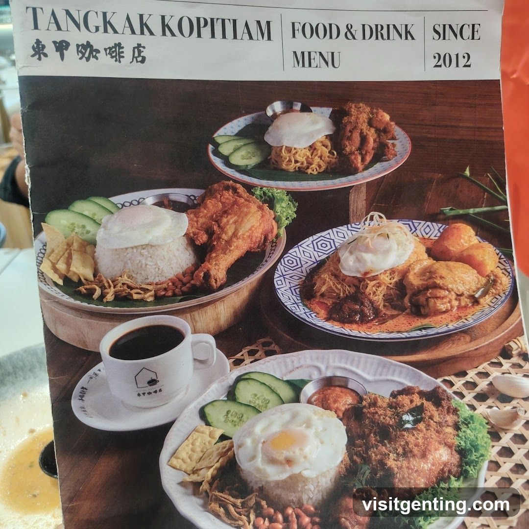 Tangkak Kopitiam Menu Cover