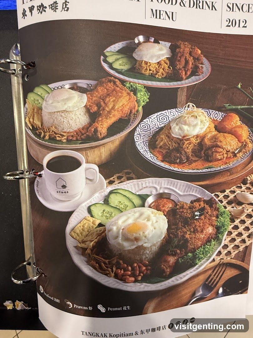Menu Catalogue Page