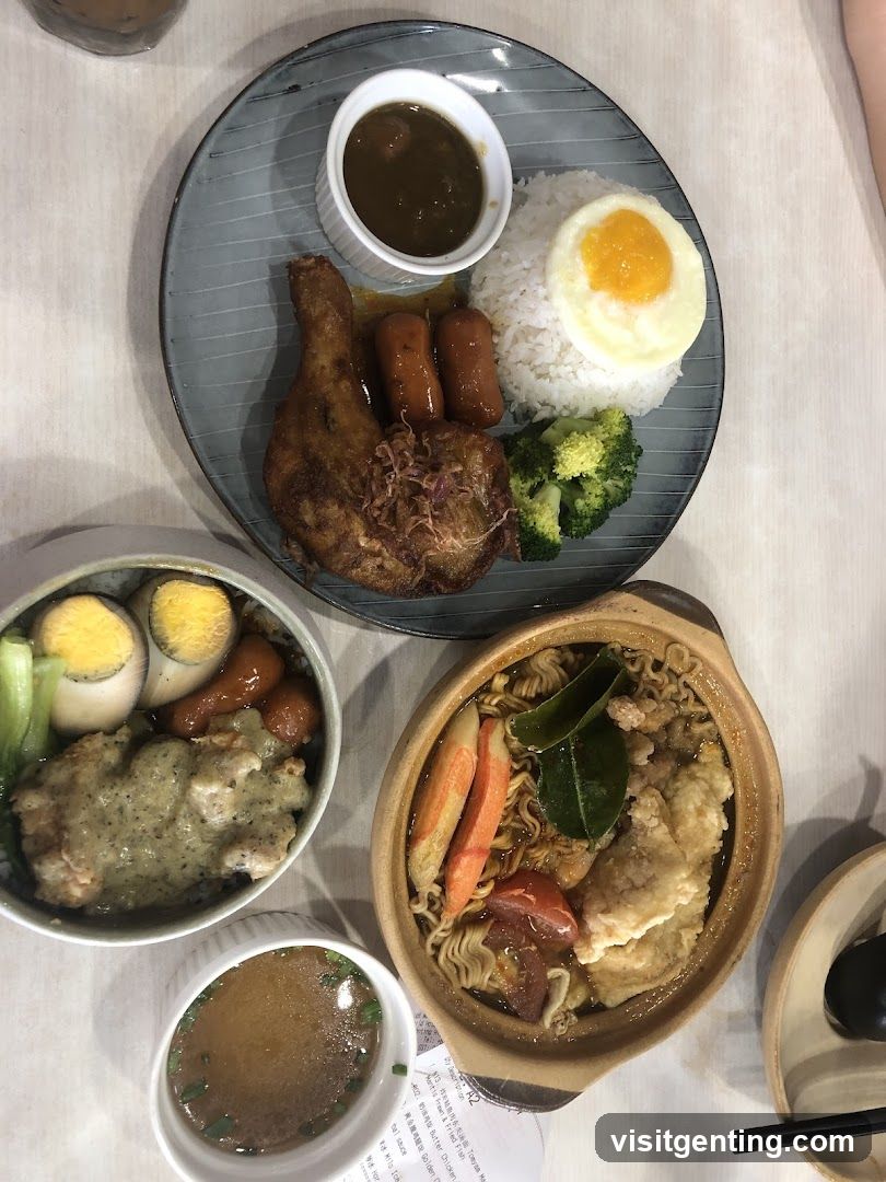 Tabletop Meal Spread