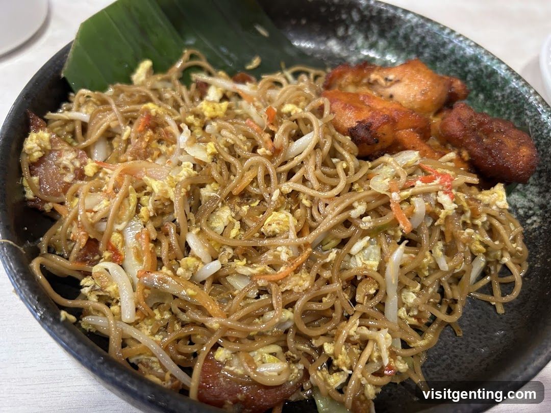 Noodles with Fried Chicken