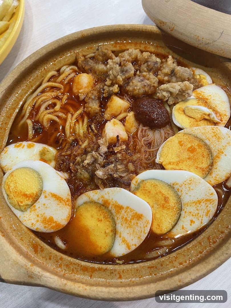 Close-up of a noodle dish