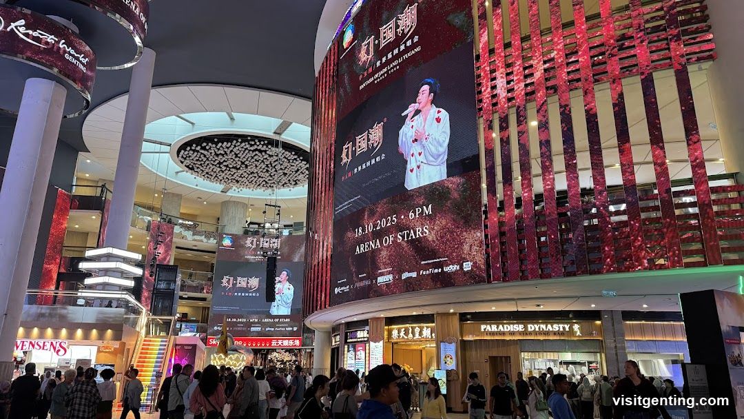 Shopping Mall Interior with Event Advertisement