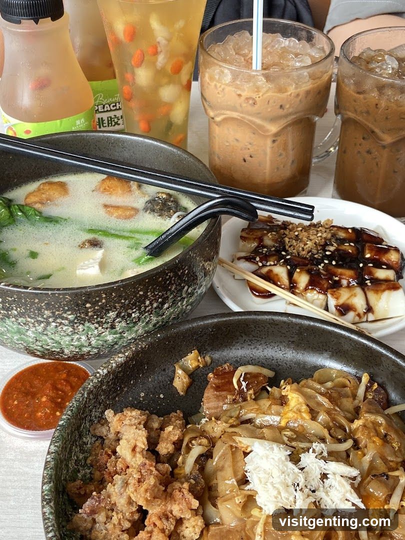 Table with Food and Drinks