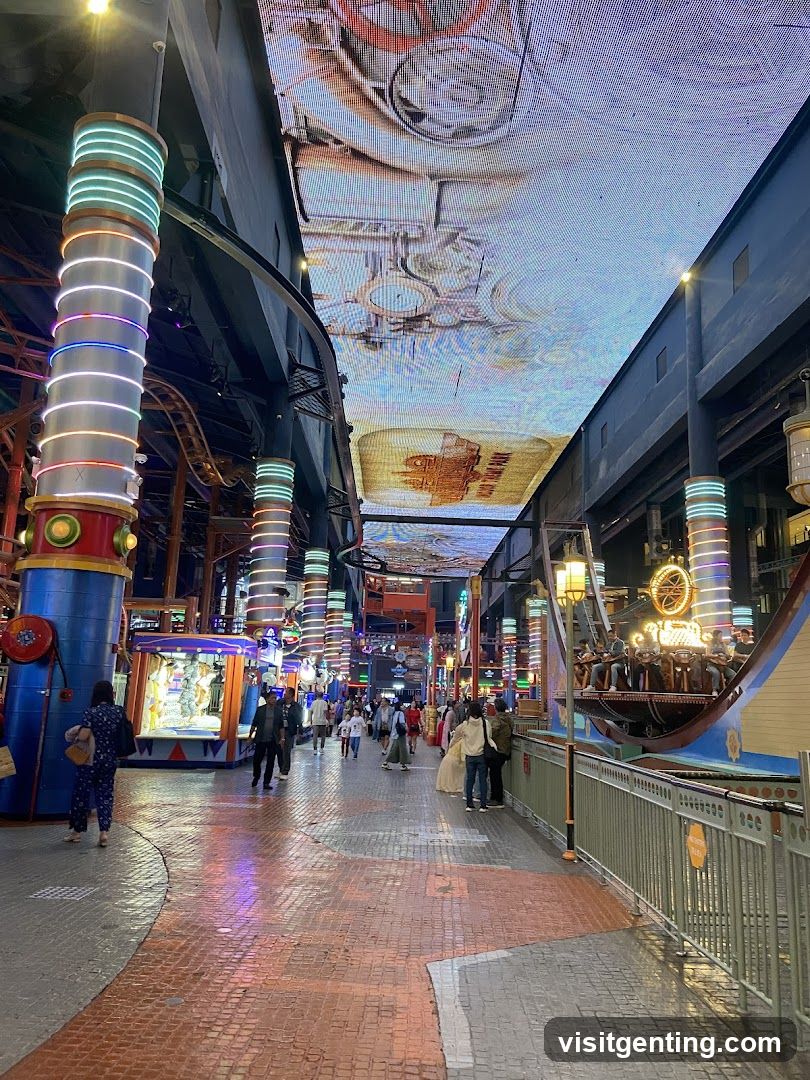 Indoor Theme Park Walkway